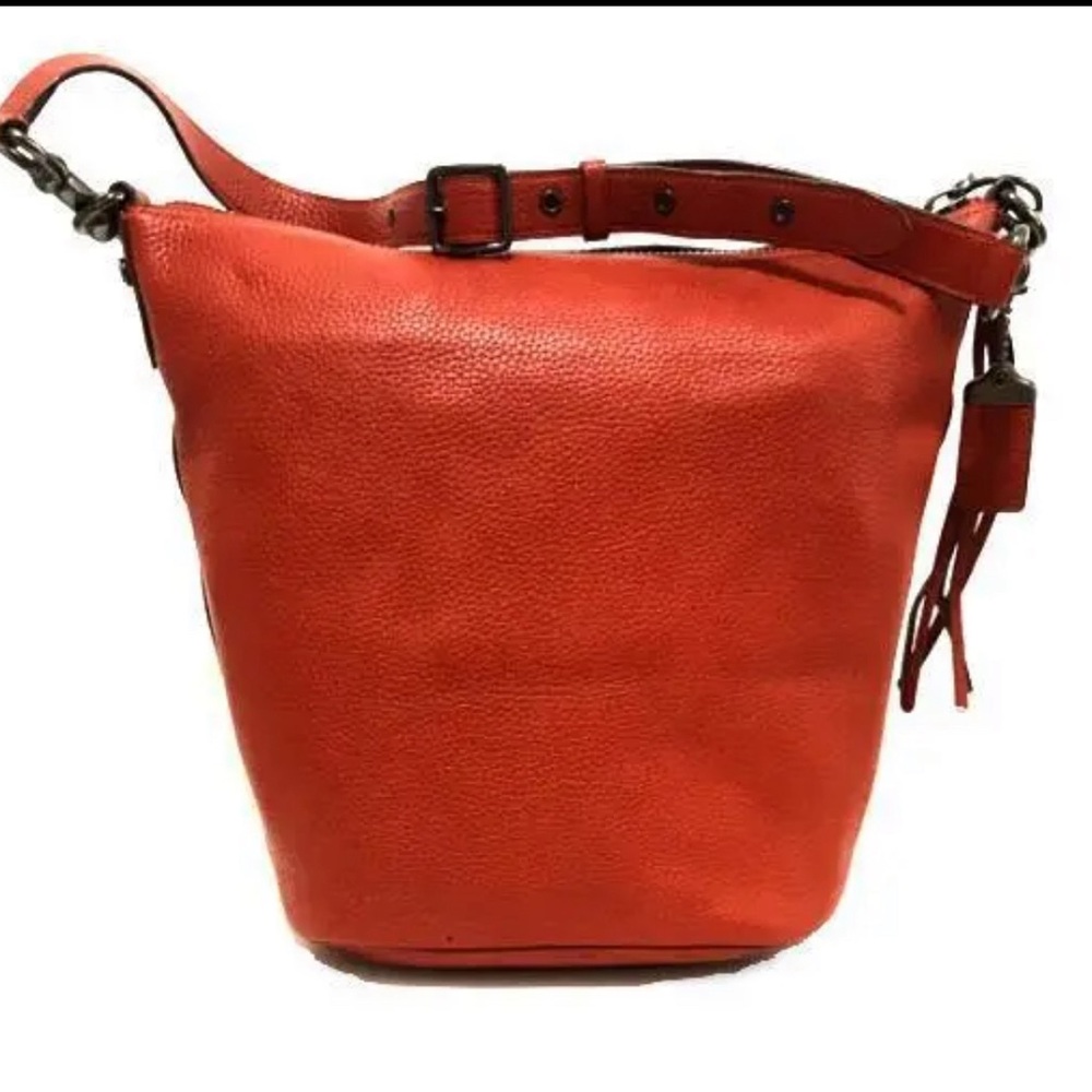 Coach 1941 Line Duffle Chili Pebbled Leather